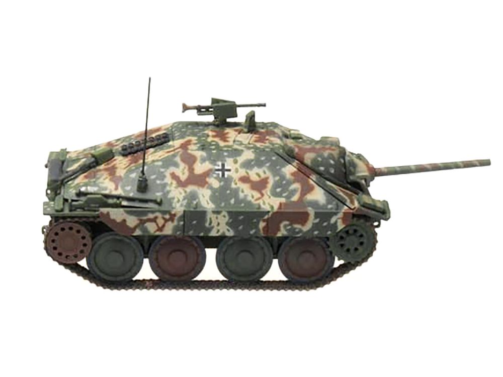 Hetzer (Early) Tank Destroyer "StuG.Abt 1708 France" (1944) German Army 1/72 Diecast Model by Panzerstahl view 2