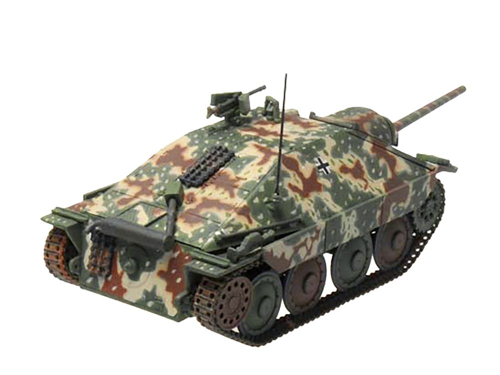 Hetzer (Early) Tank Destroyer "StuG.Abt 1708 France" (1944) German Army 1/72 Diecast Model by Panzerstahl view 3