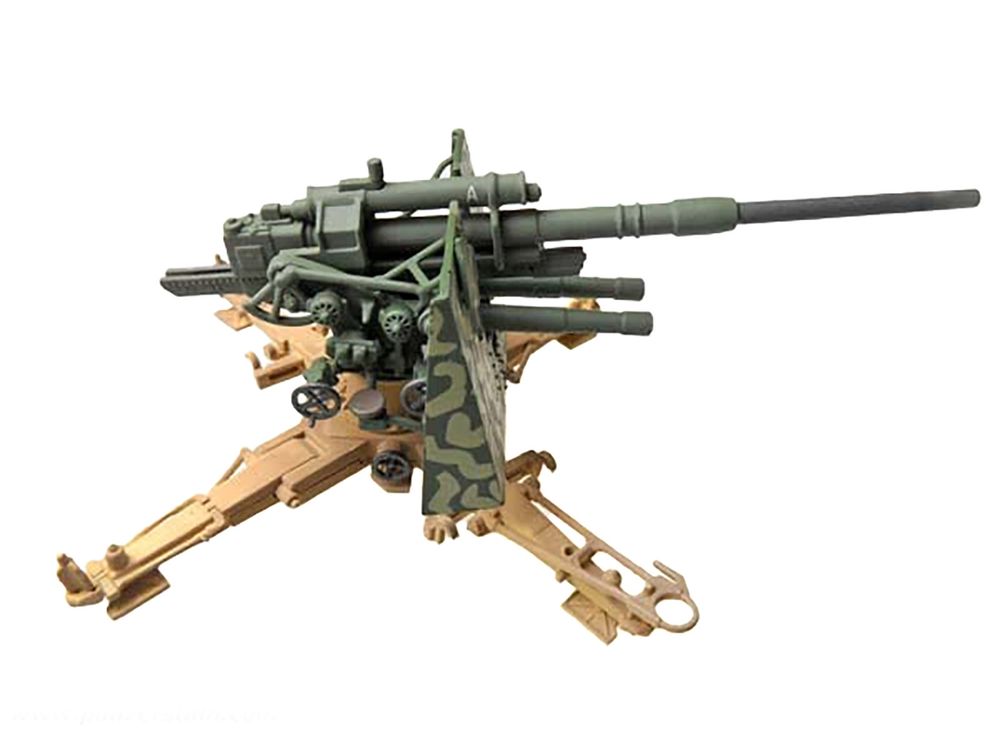8.8cm Flak36 Gun "FlaRgt. Hermann Goring Sicily" (1943) German Army 1/72 Diecast Model by Panzerstahl view 3