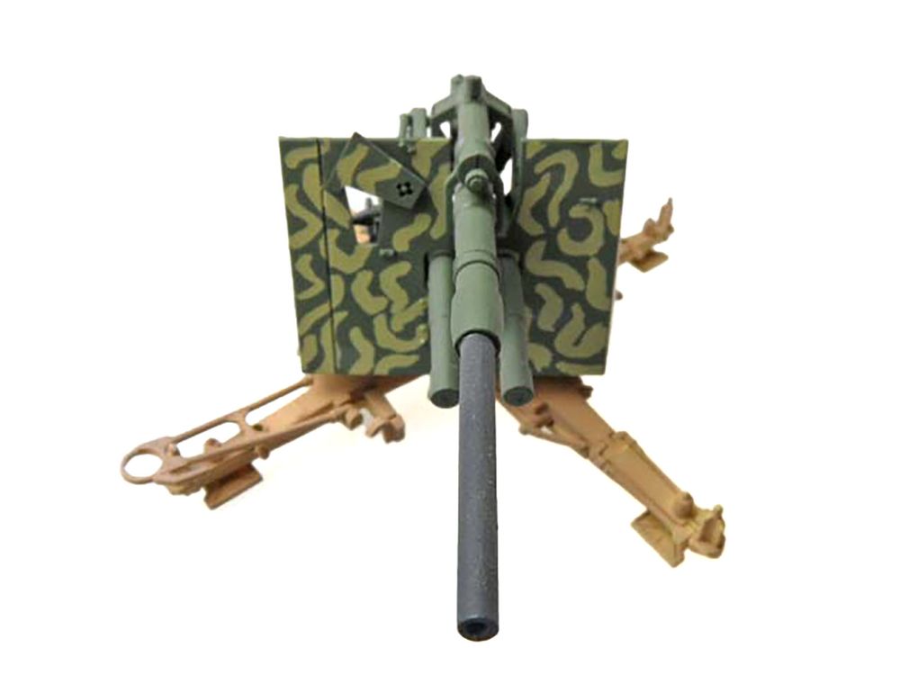 8.8cm Flak36 Gun "FlaRgt. Hermann Goring Sicily" (1943) German Army 1/72 Diecast Model by Panzerstahl view 4