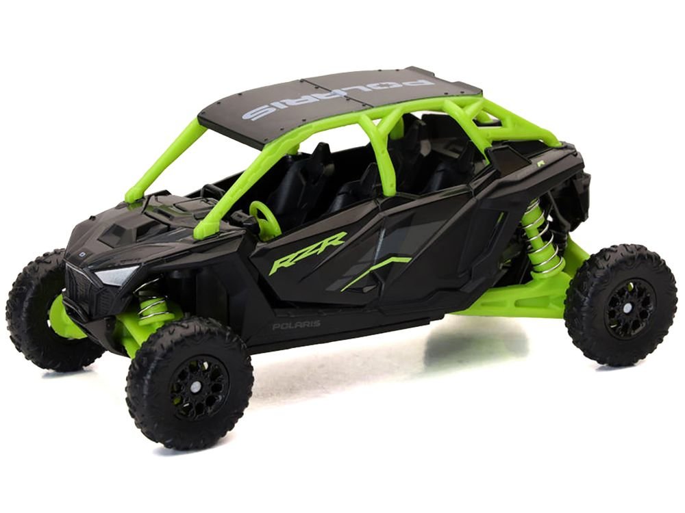 Polaris RZR Pro R UTV Black and Lime Green Diecast Model by New Ray view 2