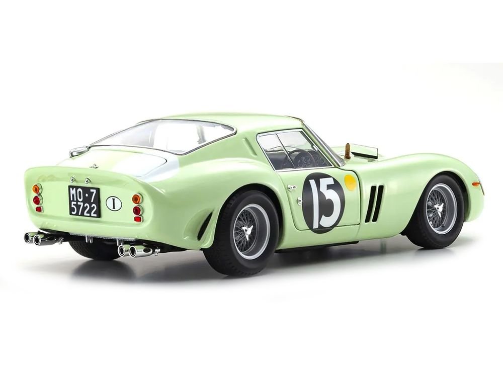 Ferrari 250 GTO #15 Innes Ireland Winner "Goodwood Tourist Trophy" (1962) 1/18 Diecast Model Car by Kyosho view 5