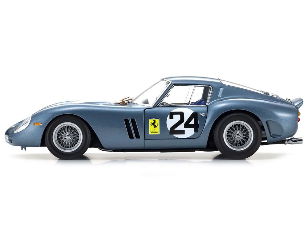 Ferrari 250 GTO #24 Phil Hill - Olivier Gendebien 2nd Place "Sebring 12 Hours" (1962) 1/18 Diecast Model Car by Kyosho view 3