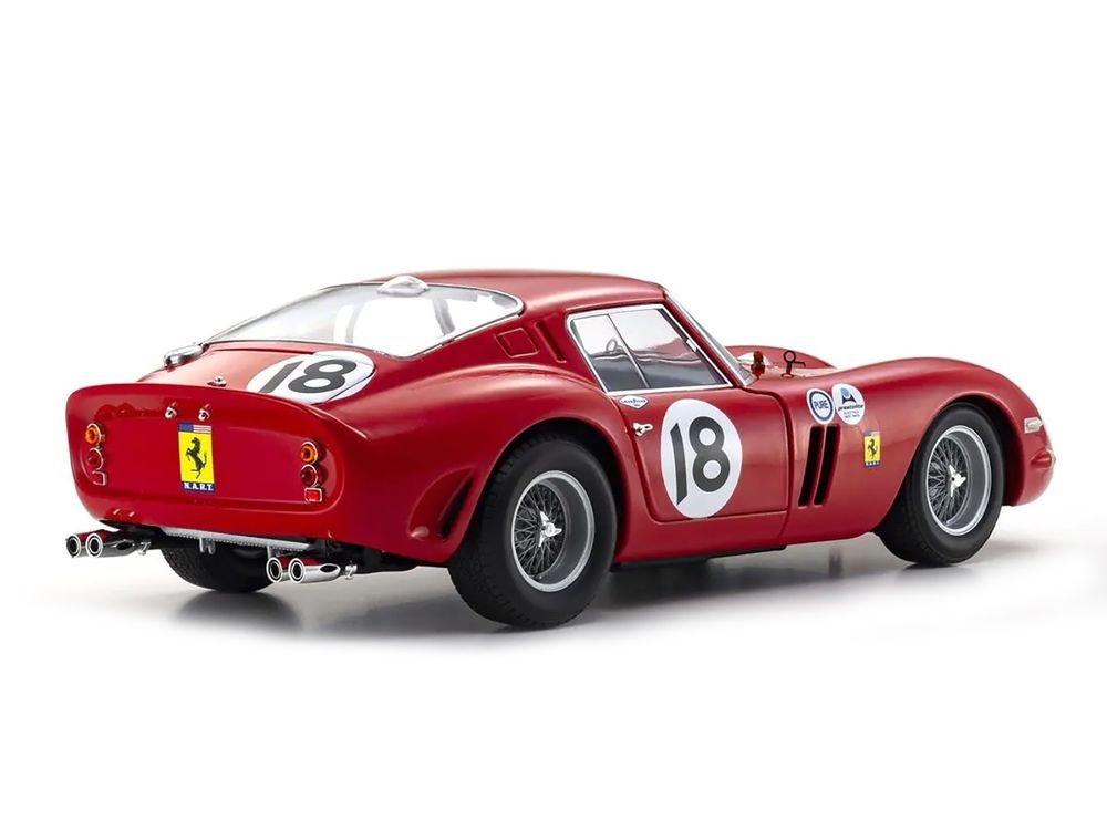 Ferrari 250 GTO #18 Pedro Rodriguez Winner "Daytona 3 Hours" (1963) 1/18 Diecast Model Car by Kyosho view 5