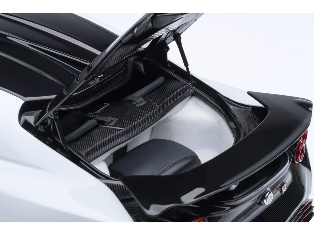 Nissan GT-R50 By ItalDesign Black and White Metallic 1/18 Model Car by Autoart view 5