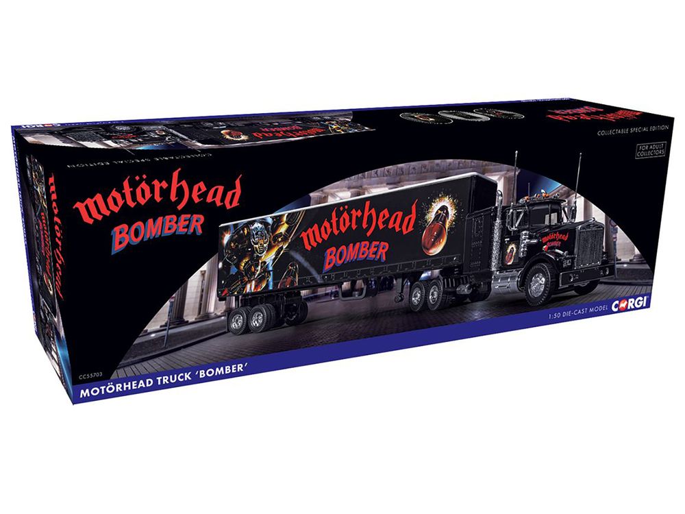 "Motorhead Bomber" Transport Truck Black 1/50 Diecast Model by Corgi view 5