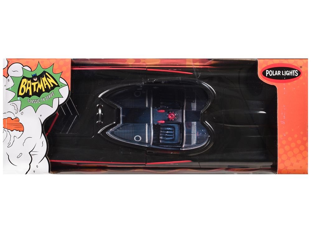Skill 2 Model Kit Batmobile "Batman" (1966-1968) TV Series 1/25 Scale Model by Polar Lights view 2