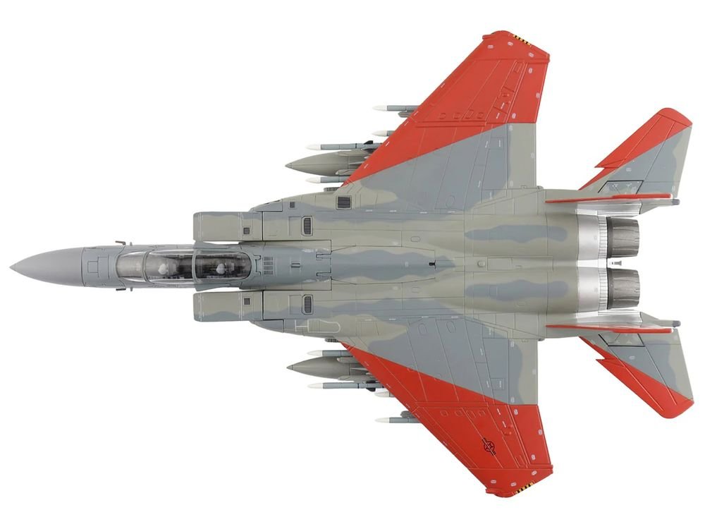 Boeing F-15SA (Saudi Advanced) Eagle Fighter Aircraft "12-1002 USAF Test Markings" (2018) Saudi Royal Air Force "Air Power Series" 1/72 Diecast Model by Hobby Master view 4