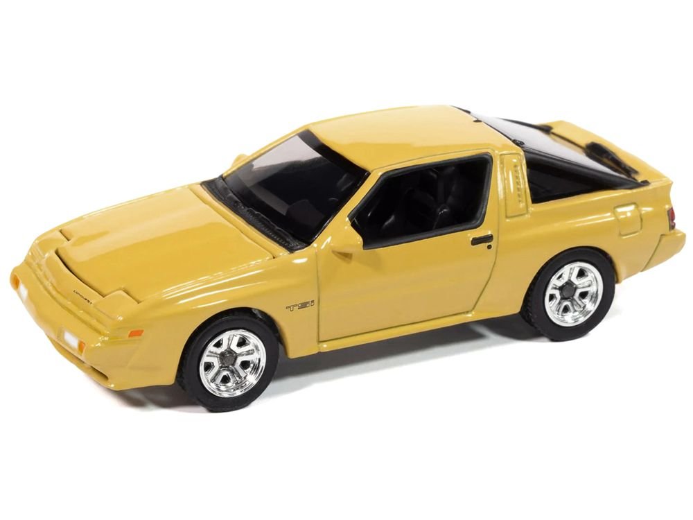 1988 Chrysler Conquest TSi San Marino Yellow "Modern Muscle" Series 1/64 Diecast Model Car by Auto World view 3