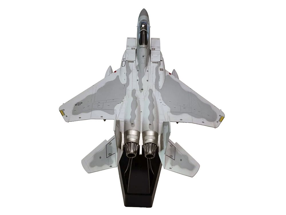 McDonnell Douglas F-15C Eagle Aircraft "MiG Killer Gulf Spirit 58th Tactical Fighter Squadron 33rd Tactical Fighter Wing Desert Storm" (1991) United States Air Force 1/100 Diecast Model Airplane view 5