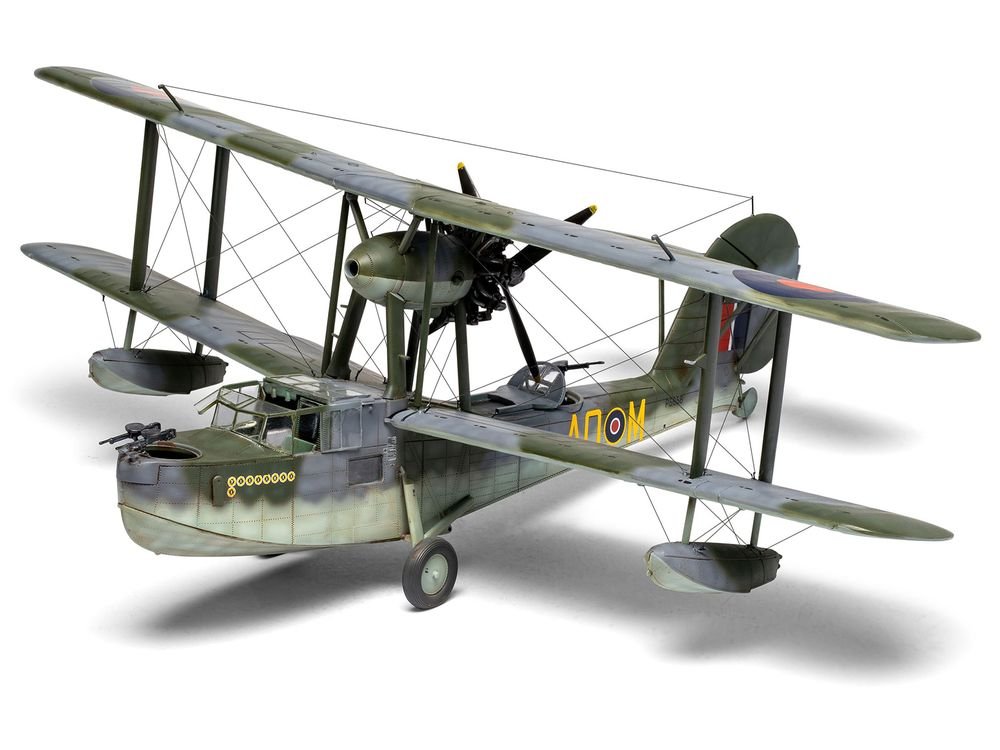 Level 3 Model Kit Supermarine Walrus Mk.I Aircraft with 3 Scheme Options 1/48 Plastic Model Kit by Airfix view 2