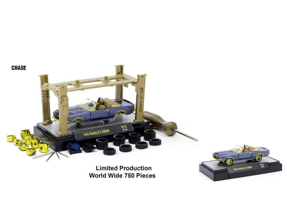 Model Kit 3 piece Car Set Release 78 Limited Edition to 9600 pieces Worldwide 1/64 Diecast Model Cars by M2 Machines view 3