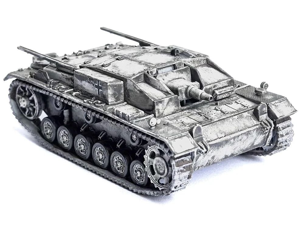 Germany StuG. III Ausf.E Tank Winter Camouflage "StuG.Abt. 202 Russia" (1942) "NEO Dragon Armor" Series 1/72 Plastic Model by Dragon Models view 3