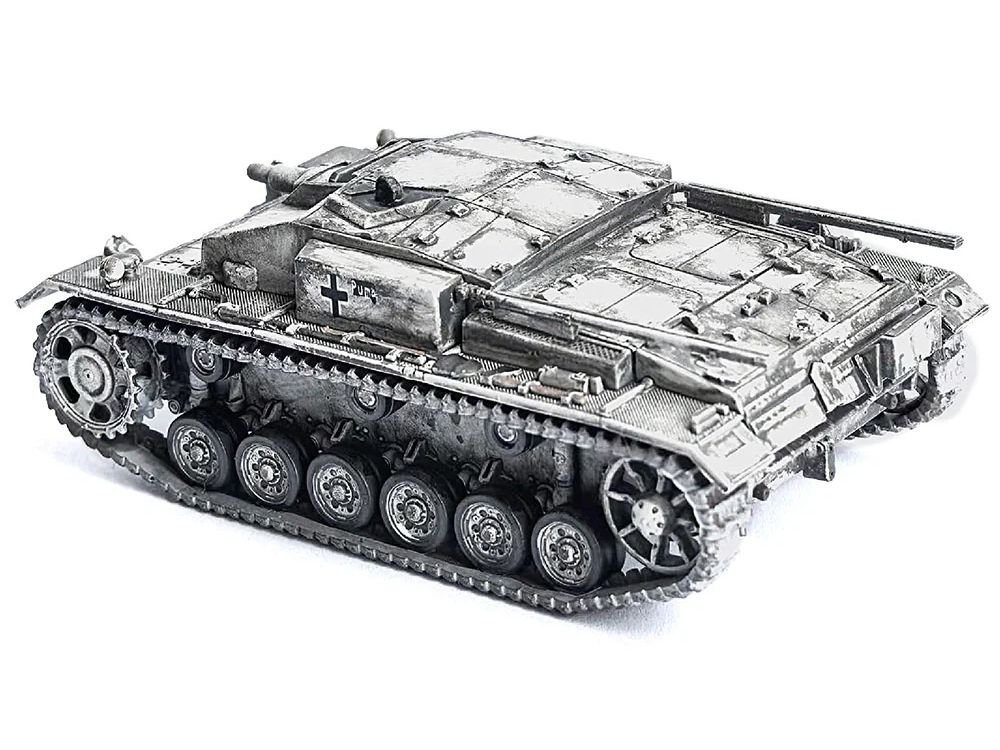 Germany StuG. III Ausf.E Tank Winter Camouflage "StuG.Abt. 202 Russia" (1942) "NEO Dragon Armor" Series 1/72 Plastic Model by Dragon Models view 4