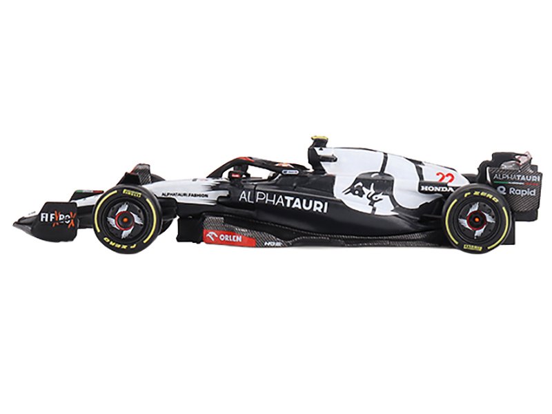 AlphaTauri AT04 #22 Yuki Tsunoda Formula One F1 "Australian GP" (2023) Limited Edition 1/64 Diecast Model Car by Mini GT view 2