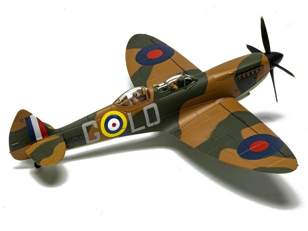 Supermarine Spitfire T.9 Aircraft "SM520 Spitfires.com Goodwood Aerodrome" British Royal Air Force "The Aviation Archive" Series 1/72 Diecast Model by Corgi view 2