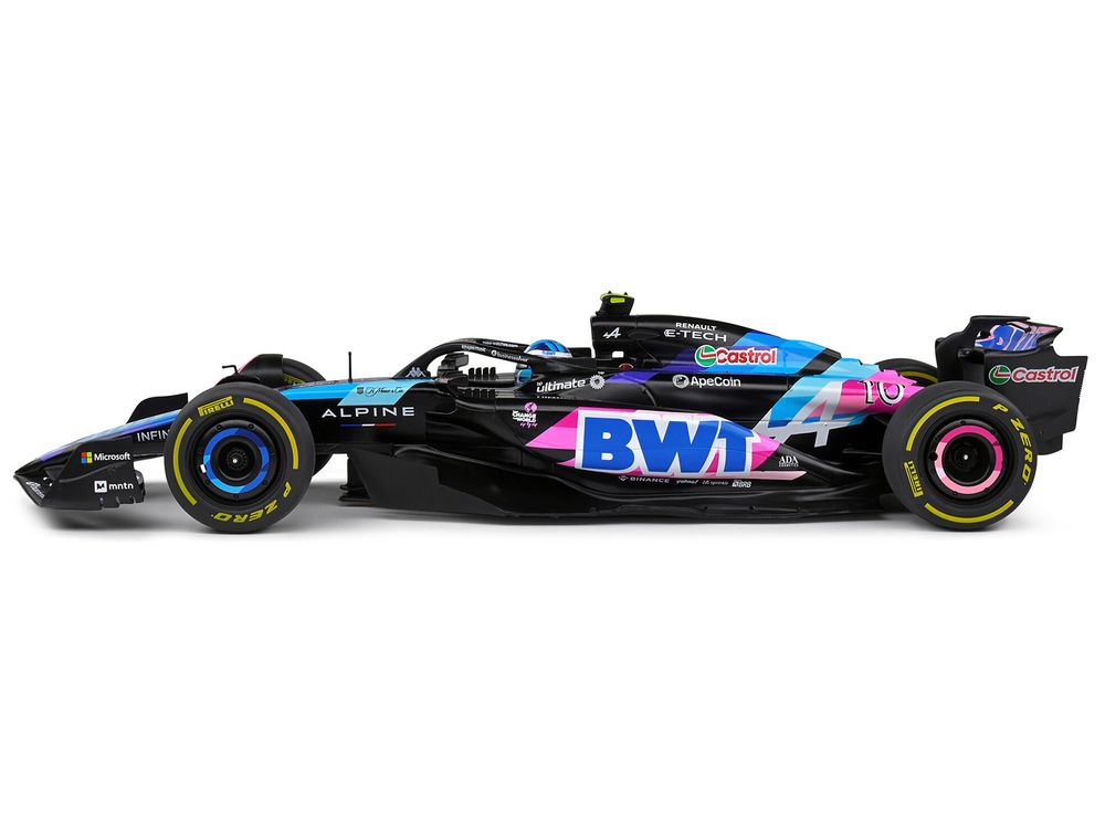 Alpine A524 #10 Pierre Gasly "BWT" Formula One F1 Monaco GP (2024) "Competition" Series 1/18 Diecast Model Car by Solido view 2