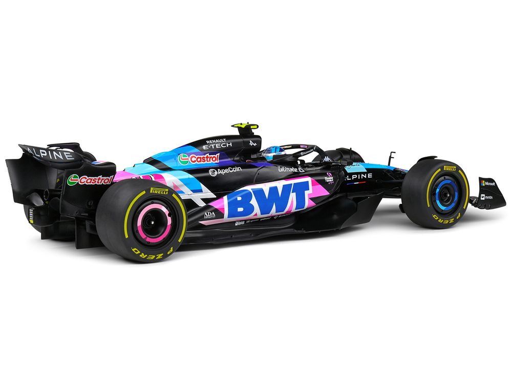 Alpine A524 #10 Pierre Gasly "BWT" Formula One F1 Monaco GP (2024) "Competition" Series 1/18 Diecast Model Car by Solido view 3