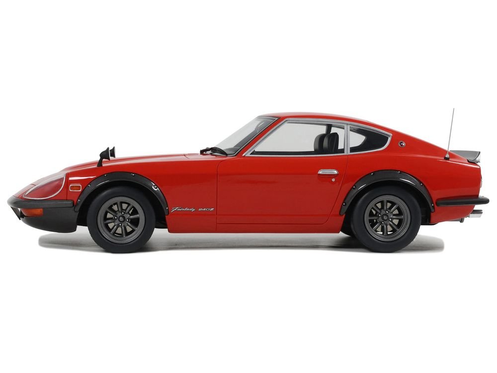 1972 Nissan Fairlady 240ZG RHD (Right Hand Drive) Grand Prix Red Limited Edition to 3000 pieces Worldwide 1/18 Model Car by Otto Mobile view 4