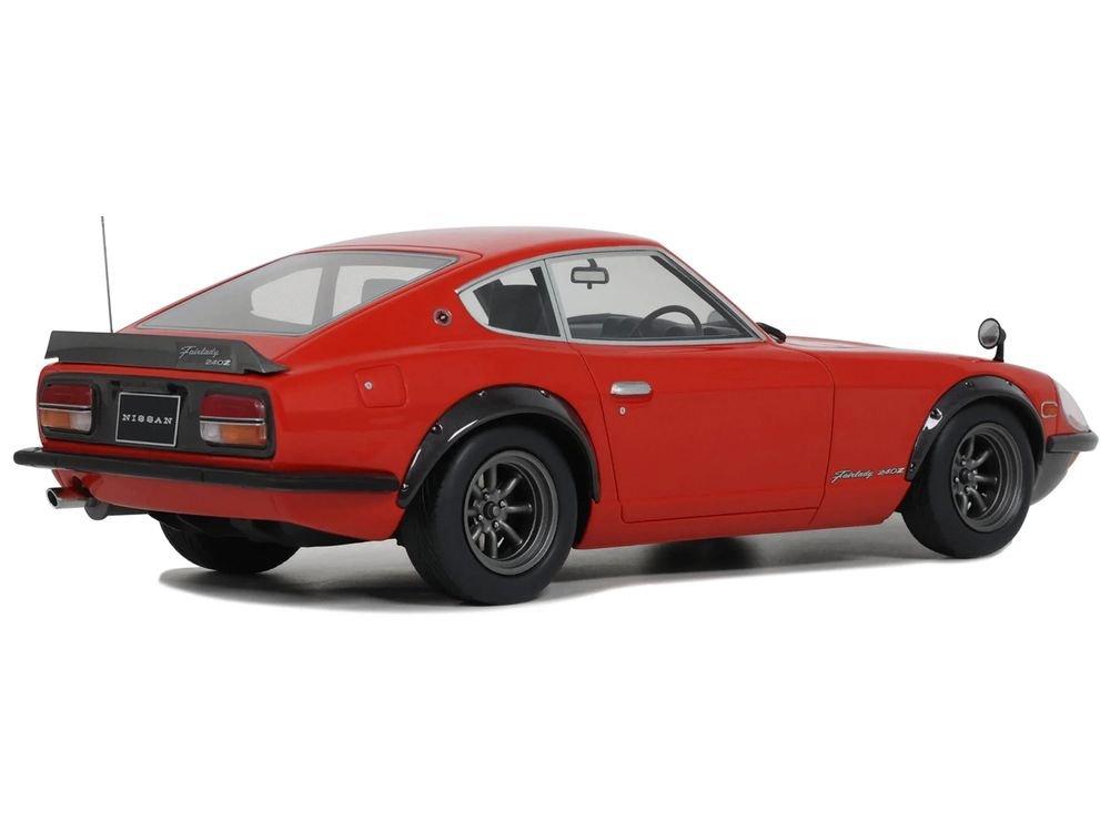 1972 Nissan Fairlady 240ZG RHD (Right Hand Drive) Grand Prix Red Limited Edition to 3000 pieces Worldwide 1/18 Model Car by Otto Mobile view 5