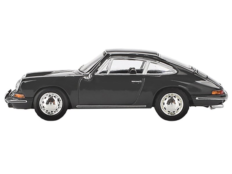 1964 Porsche 911 Slate Gray Limited Edition 1/64 Diecast Model Car by Mini GT view 2