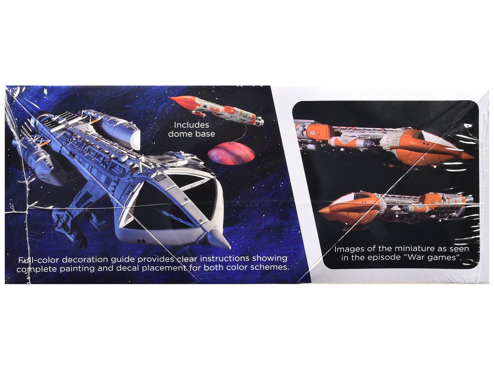 Skill 2 Model Kit Hawk Mark IX Spacecraft "Space: 1999" (1975-1977) TV Series 1/72 Scale Model by MPC view 2