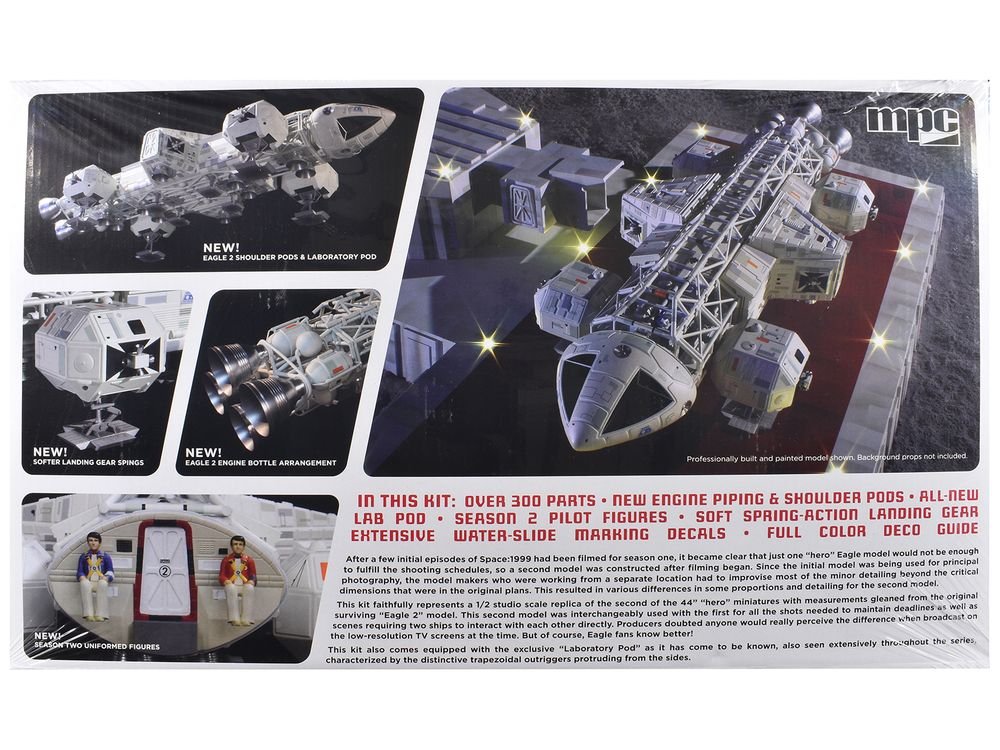 Skill 2 Model Kit Eagle 2 Laboratory Pod "Space: 1999" (1975-1977) TV Series 1/48 Scale Model by MPC view 4