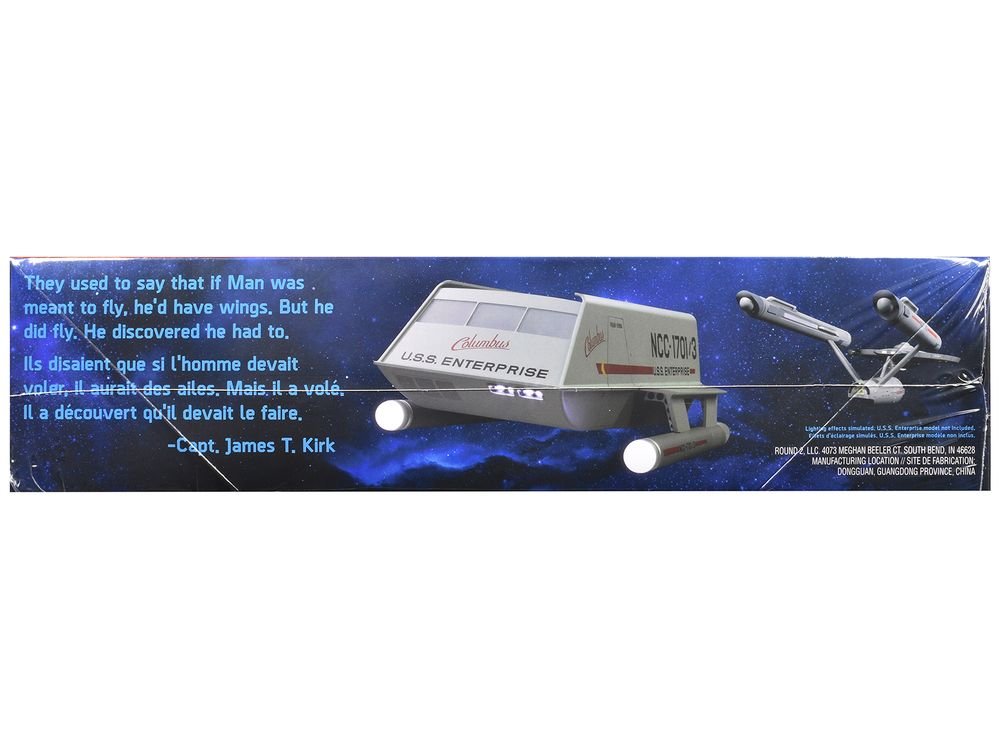 Skill 2 Model Kit Galileo Shuttlecraft "Star Trek: The Original Series" (1966-1968) TV Series 1/32 Scale Model by Polar Lights view 3