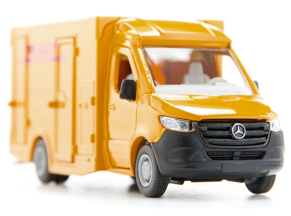 Mercedes-Benz Sprinter Van Yellow "DHL" 1/50 Diecast Model Car by Siku view 5