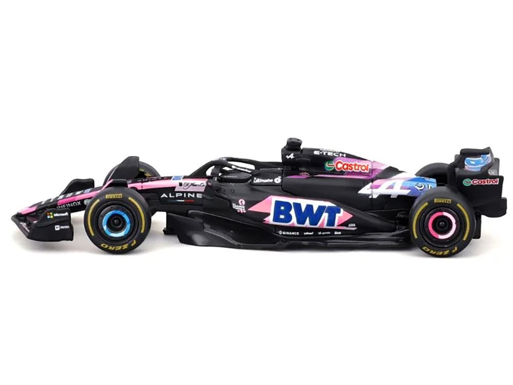 Alpine A524 #31 Esteban Ocon "BWT" "Formula One F1 World Championship" (2024) "Race" Series 1/43 Diecast Model Car by Bburago view 2