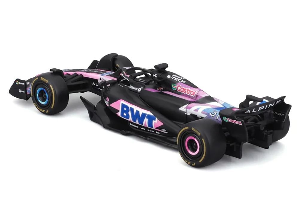 Alpine A524 #31 Esteban Ocon "BWT" "Formula One F1 World Championship" (2024) "Race" Series 1/43 Diecast Model Car by Bburago view 3
