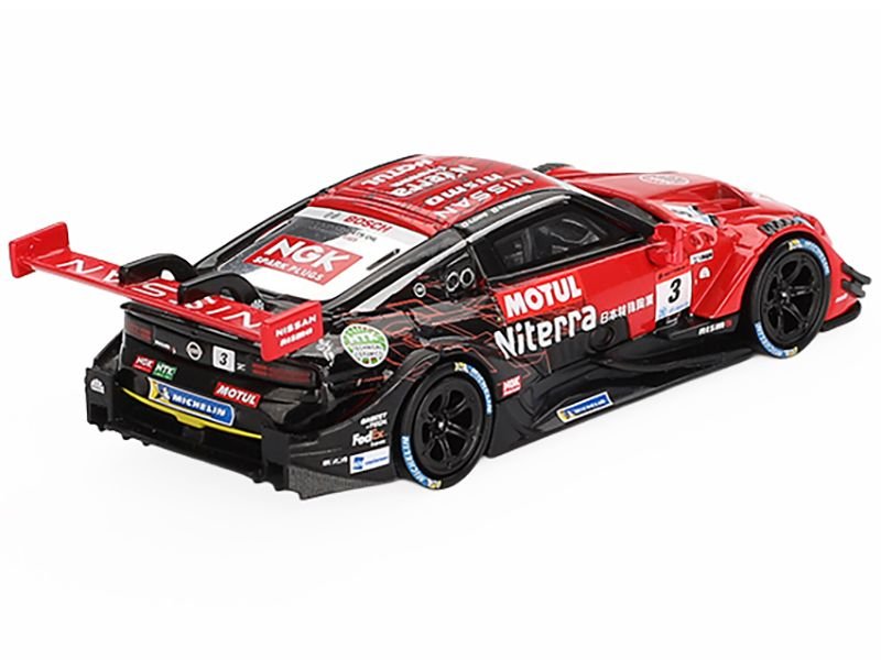 Nissan Z GT500 #3 Katsumasa Chiyo - Mitsunori Takaboshi "Niterra MOTUL Z - NDDP Racing" "Super GT Series" (2023) Limited Edition 1/64 Diecast Model Car by Mini GT view 3