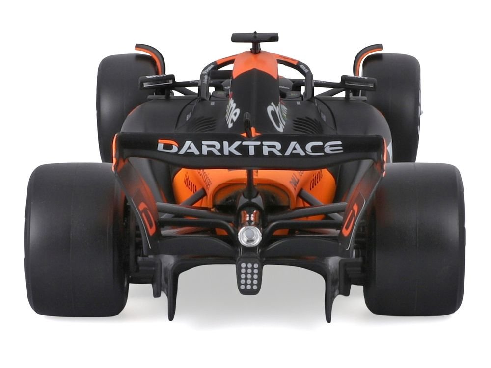McLaren MCL38 #81 Oscar Piastri "OKX" Formula One F1 "Miami GP" (2024) with Display Case 1/24 Diecast Model Car by Bburago view 5