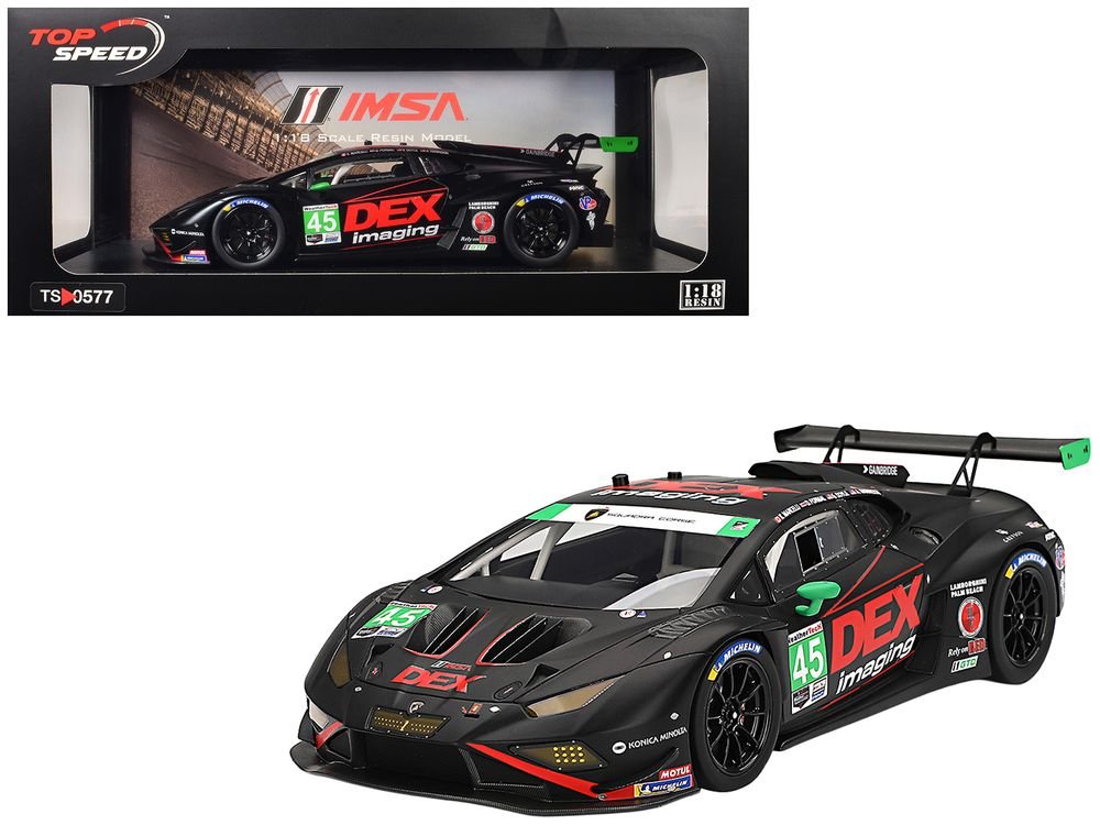 Lamborghini Huracan GT3 EVO2 #45 Graham Doyle - Danny Formal - Ashton Harrison - Kyle Marcelli "Wayne Taylor Racing with Andretti" "24 Hours of Daytona" (2024) 1/18 Model Car by Top Speed