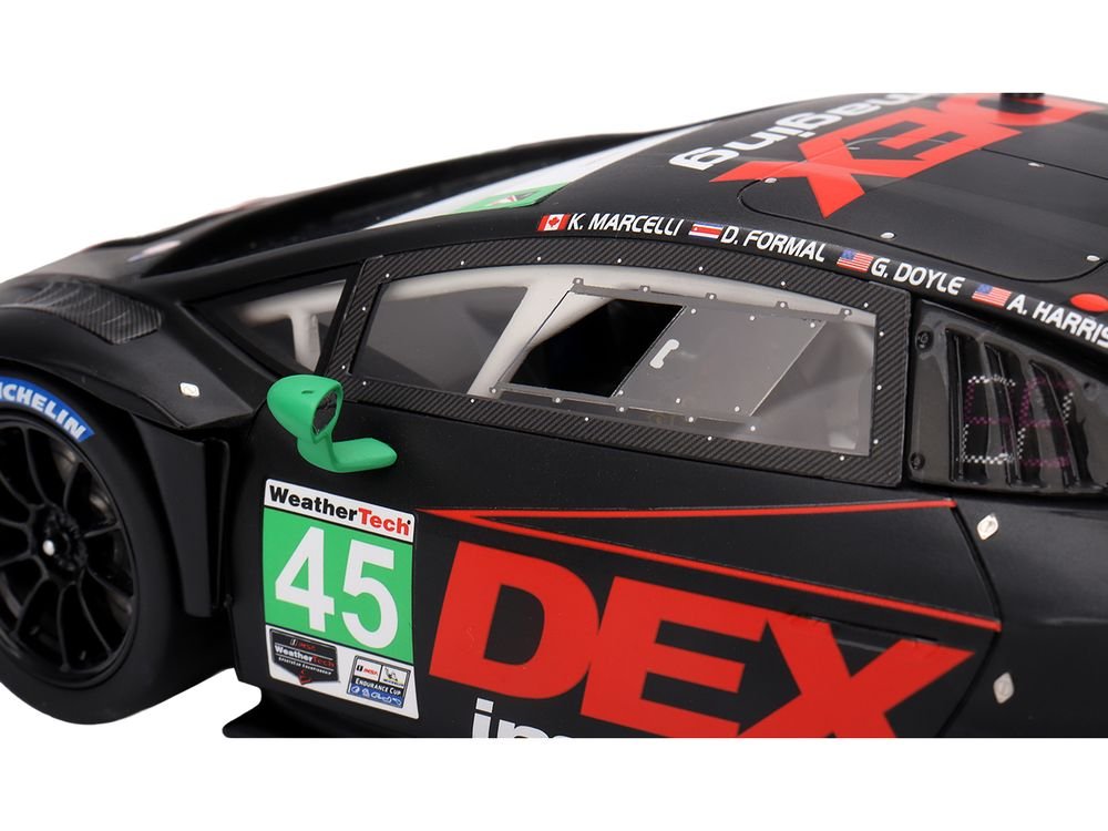 Lamborghini Huracan GT3 EVO2 #45 Graham Doyle - Danny Formal - Ashton Harrison - Kyle Marcelli "Wayne Taylor Racing with Andretti" "24 Hours of Daytona" (2024) 1/18 Model Car by Top Speed view 2