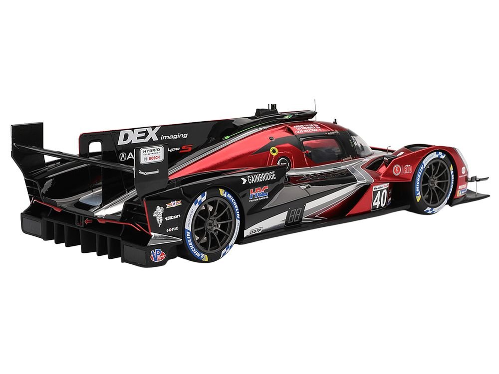 Acura ARX-06 GTP #40 Louis Deletraz - Colton Herta - Jordan Taylor "Wayne Taylor Racing with Andretti" Winner "12 Hours of Sebring" (2024) 1/18 Model Car by Top Speed view 5