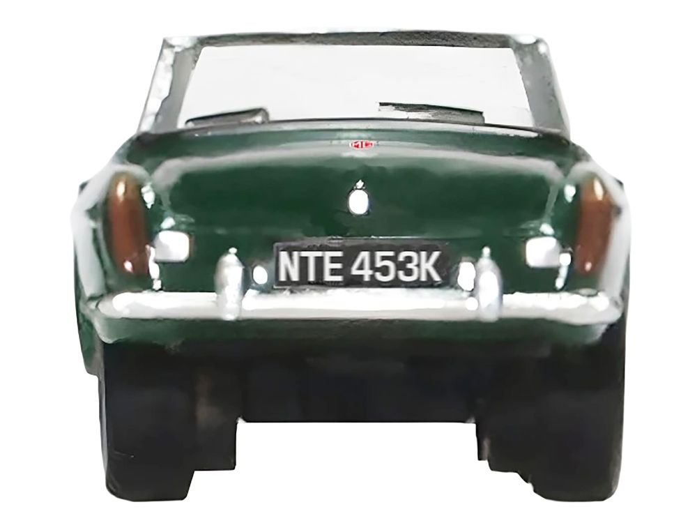 MG MGB Roadster RHD (Right Hand Drive) British Racing Green 1/148 (N) Scale Diecast Model Car by Oxford Diecast view 3
