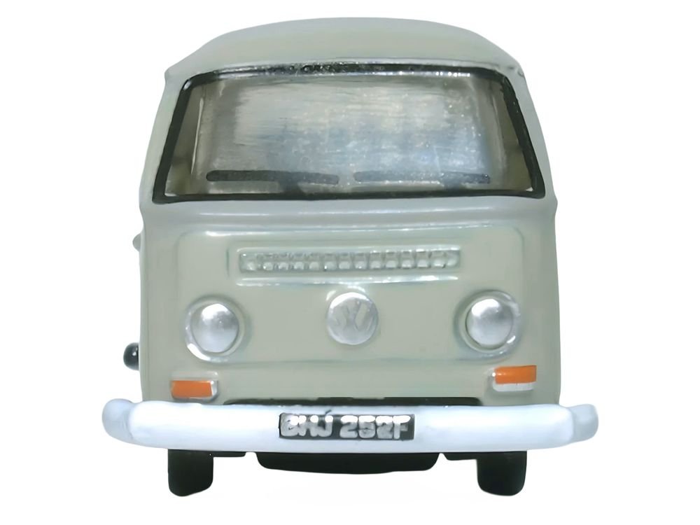 Volkswagen T2 Pickup Truck Light Gray 1/148 (N) Scale Diecast Model Car by Oxford Diecast view 3