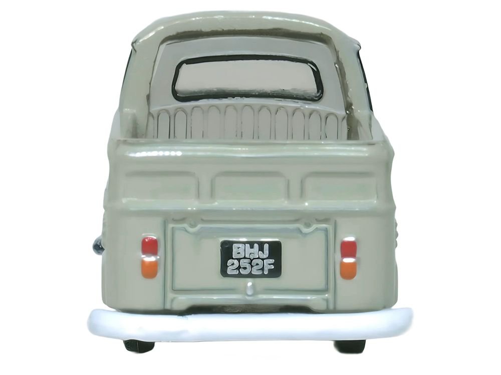 Volkswagen T2 Pickup Truck Light Gray 1/148 (N) Scale Diecast Model Car by Oxford Diecast view 4