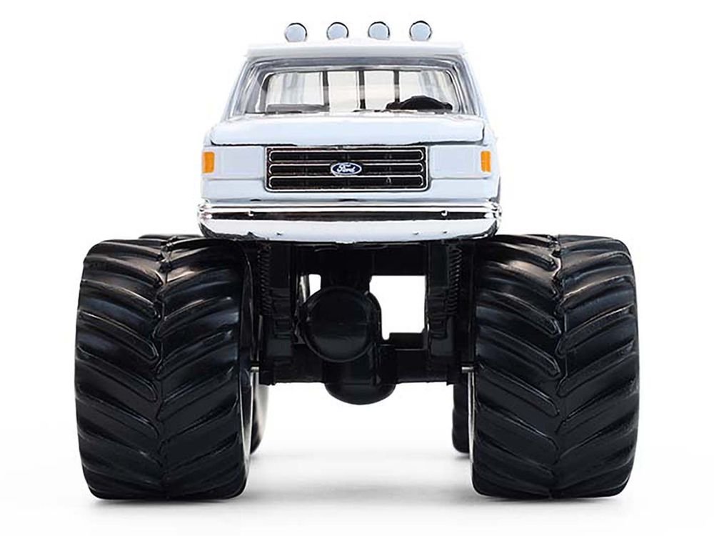 1988 Ford F-150 Monster Truck "Jersey Outlaw" White "Kings of Crunch" Series 16 1/64 Diecast Model Car by Greenlight view 4