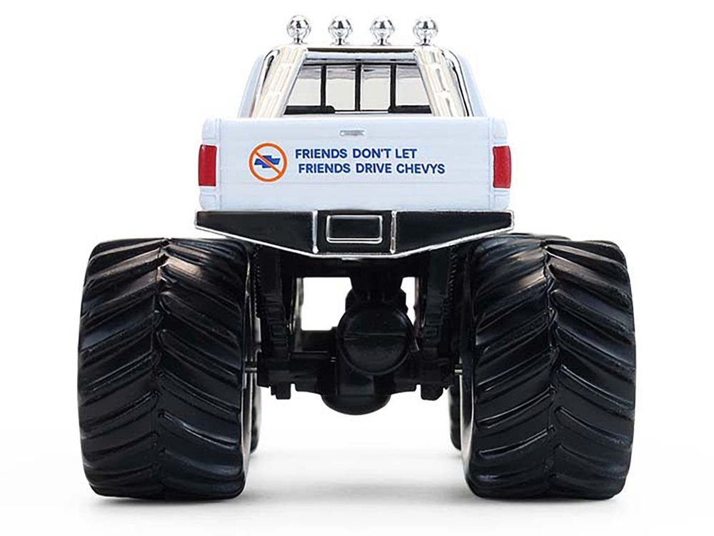 1988 Ford F-150 Monster Truck "Jersey Outlaw" White "Kings of Crunch" Series 16 1/64 Diecast Model Car by Greenlight view 5