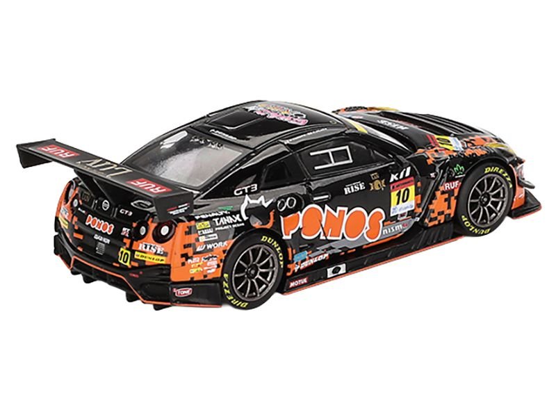 Nissan GT-R NISMO GT3 #10 Hironobu Yasuda - Riki Okusa "PONOS GAINER" "Super GT Series" (2023) Limited Edition 1/64 Diecast Model Car by Mini GT view 3