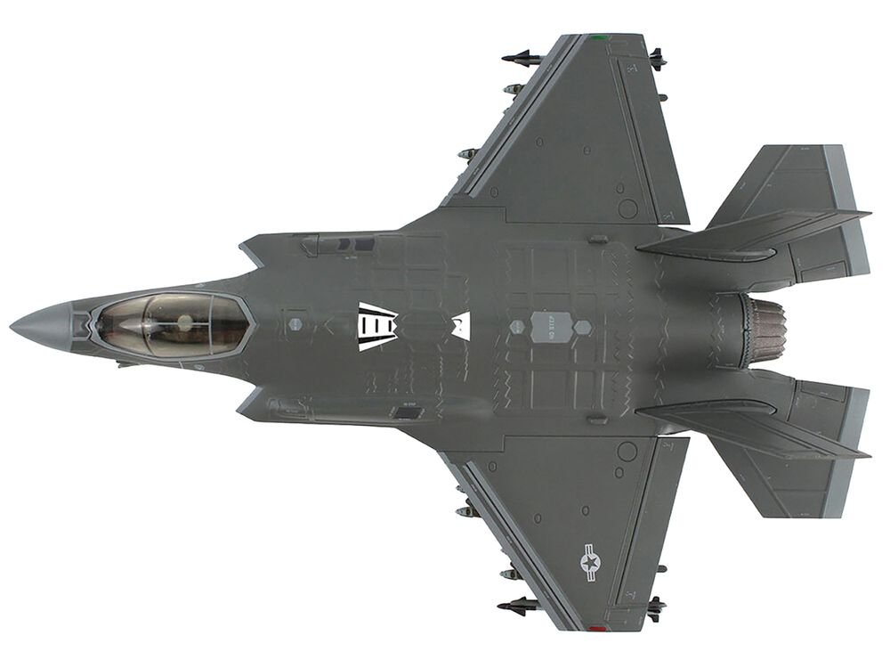 Lockheed Martin F-35A Lightning II Aircraft "5345 354th Operations Group Eielson Air Force Base Alaska" (2020s) United States Air Force "Air Power Series" 1/72 Diecast Model by Hobby Master view 3