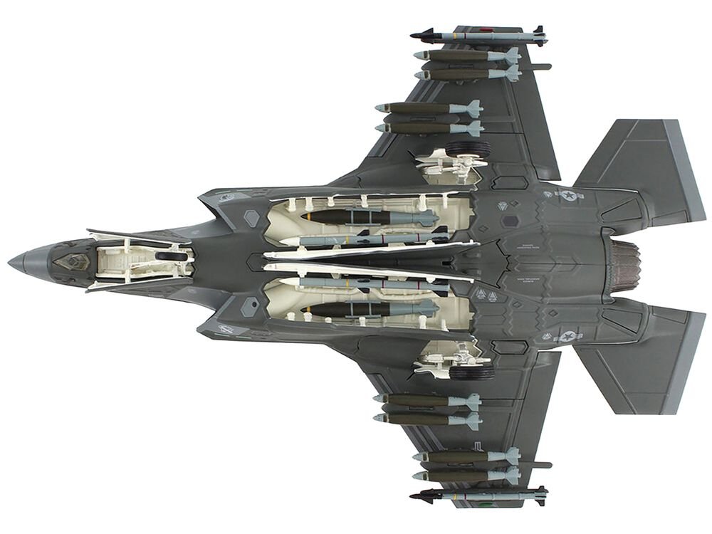 Lockheed Martin F-35A Lightning II Aircraft "5345 354th Operations Group Eielson Air Force Base Alaska" (2020s) United States Air Force "Air Power Series" 1/72 Diecast Model by Hobby Master view 4