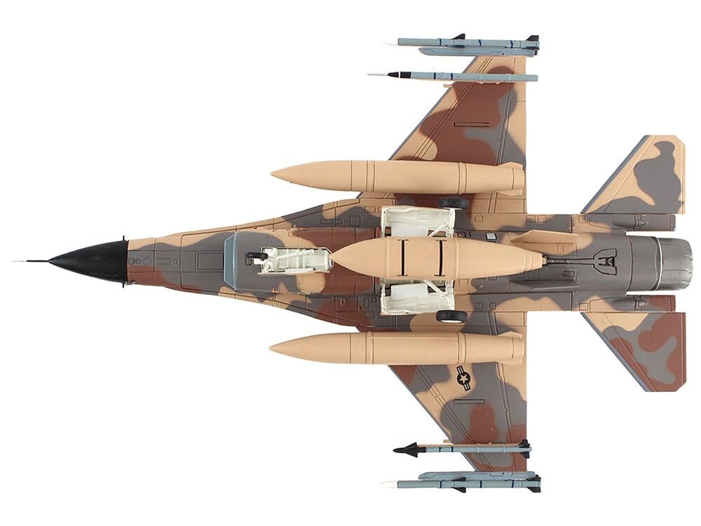 Lockheed F-16C Fighting Falcon Fighter Aircraft "85-474 Rockslide 706th Aggressor Squadron" United States Air Force "Air Power Series" 1/72 Diecast Model by Hobby Master view 5
