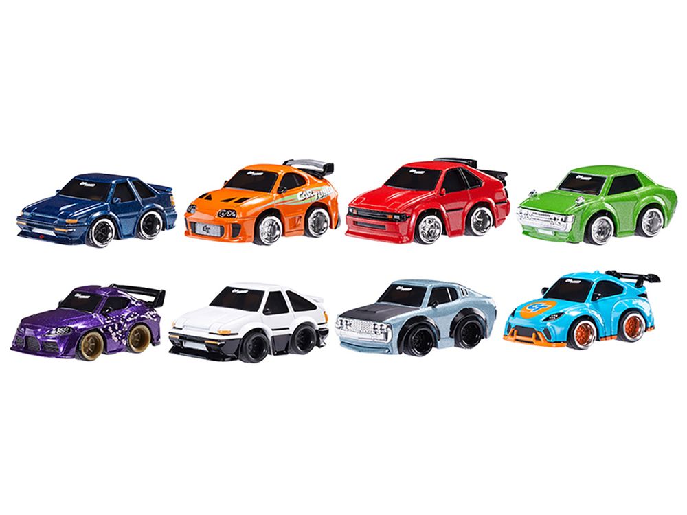 JDM Tuners Series 1 Set of 8 Pieces Diecast Model Cars by CarTuned view 2