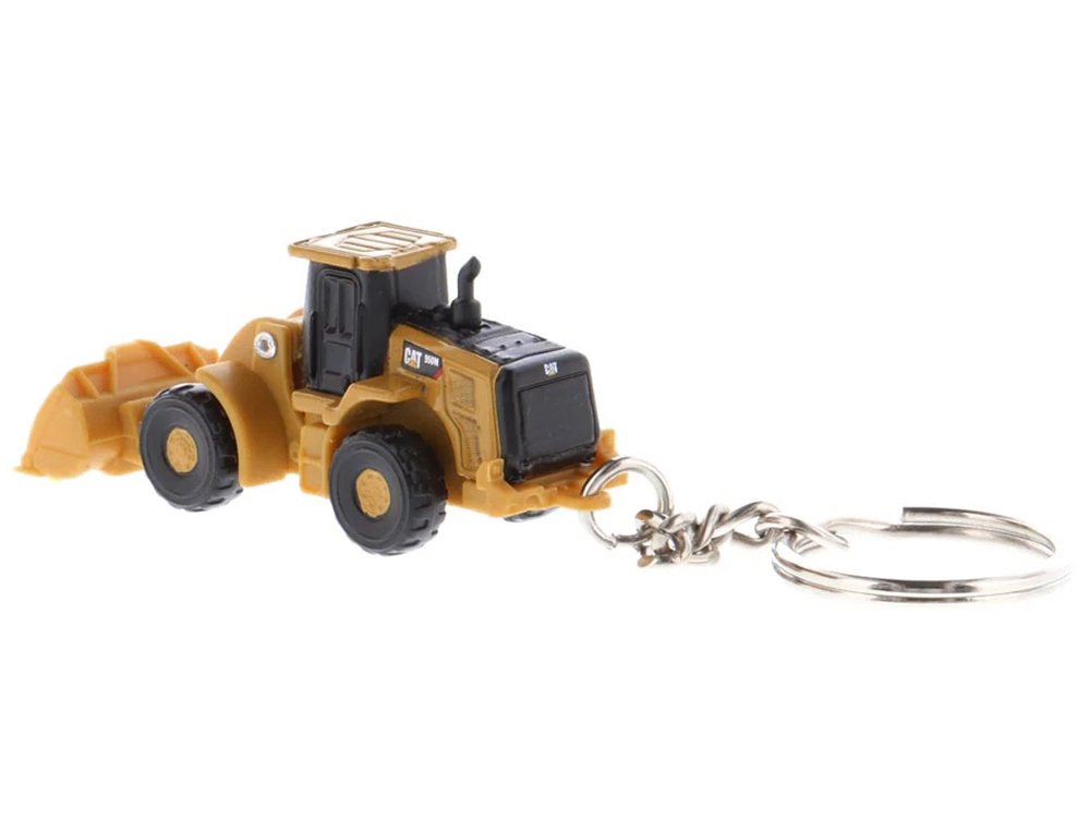 CAT Caterpillar 950M Wheel Loader Keychain Yellow Diecast Model by Diecast Masters view 3