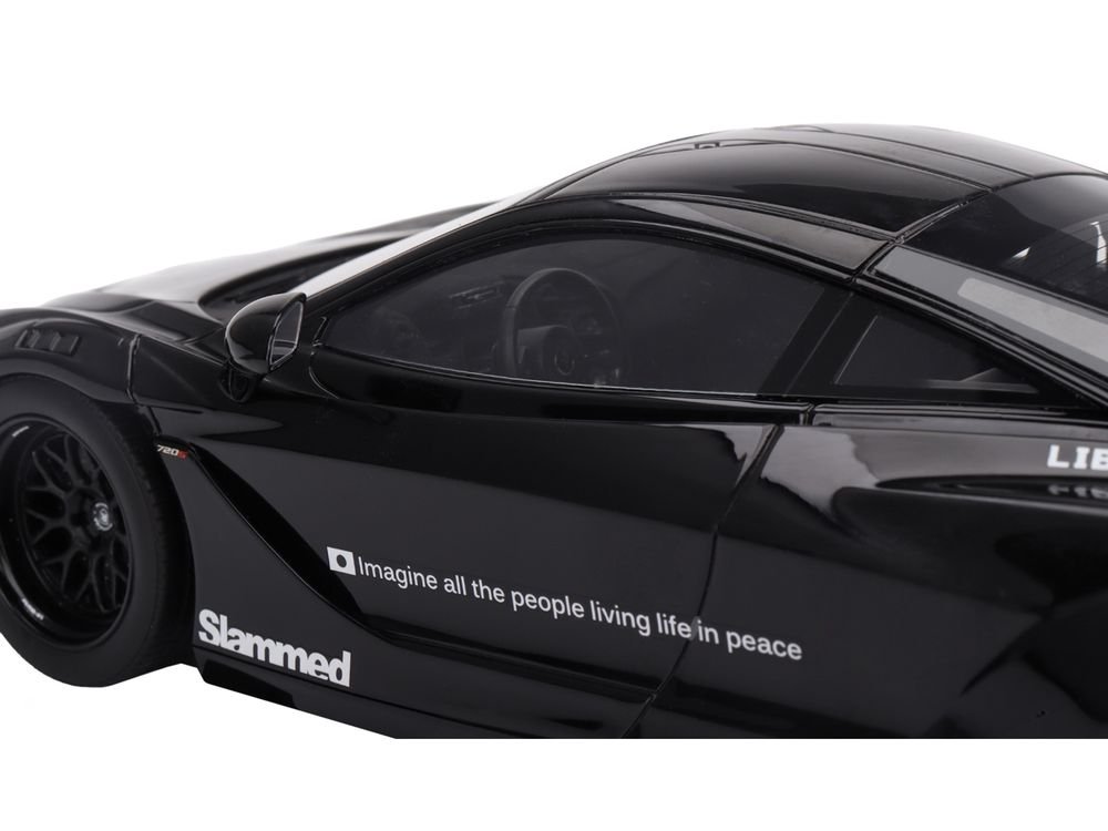 McLaren 720S "LB-Works" Black "Tokyo Auto Salon 2024" 1/18 Model Car by Top Speed view 2