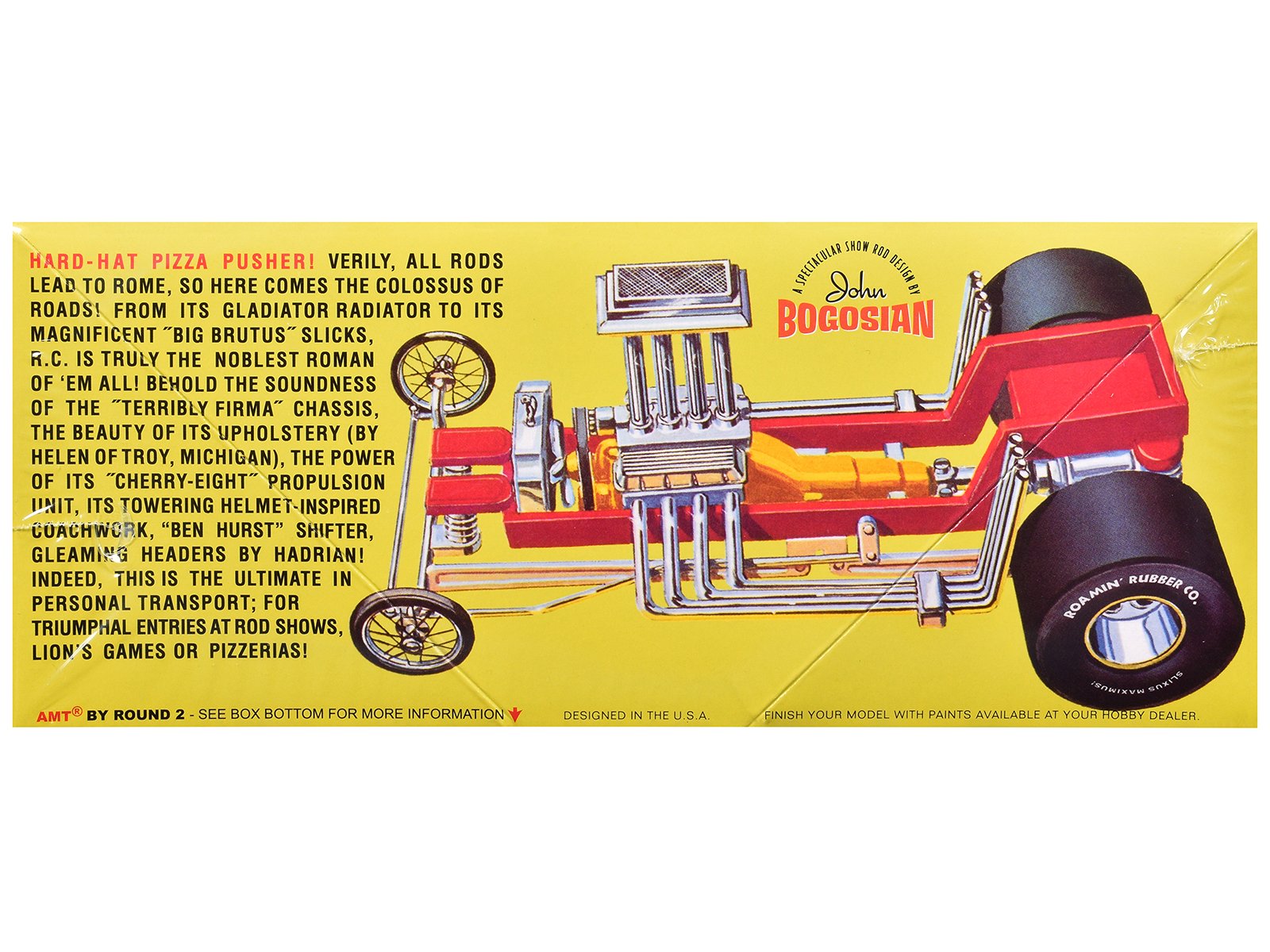 Skill 2 Model Kit "Lil' Roamin'" Chariot Show Rod 1/25 Scale Model by AMT view 3