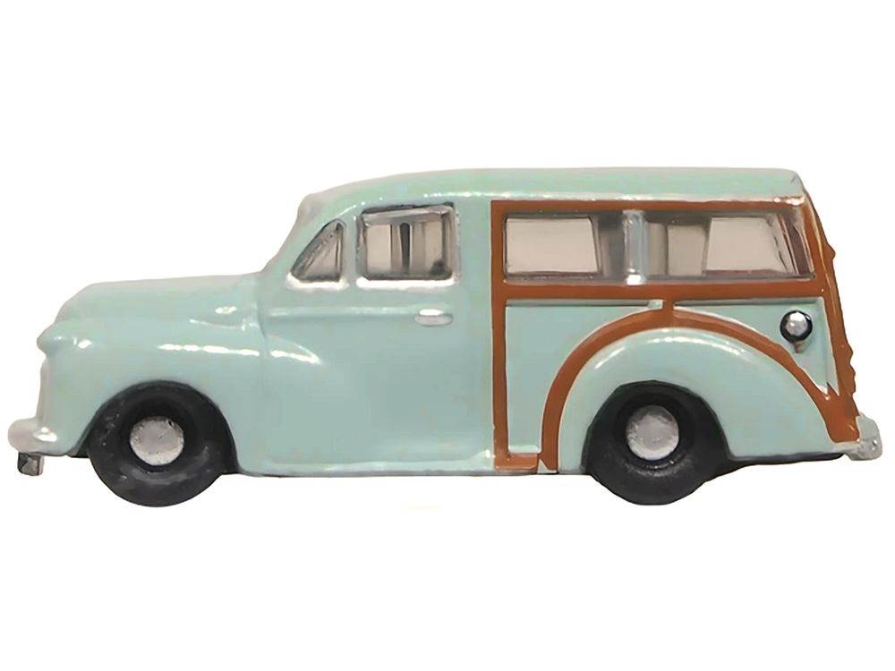 Morris Minor Traveller Smoke Gray 1/148 (N) Scale Diecast Model Car by Oxford Diecast view 2